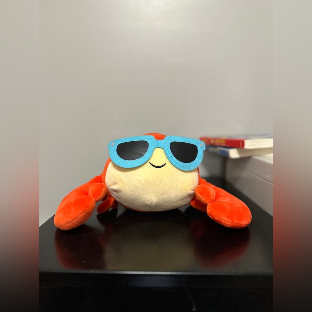 Pinchy plushy from Denis Daily YouTube channel merch store